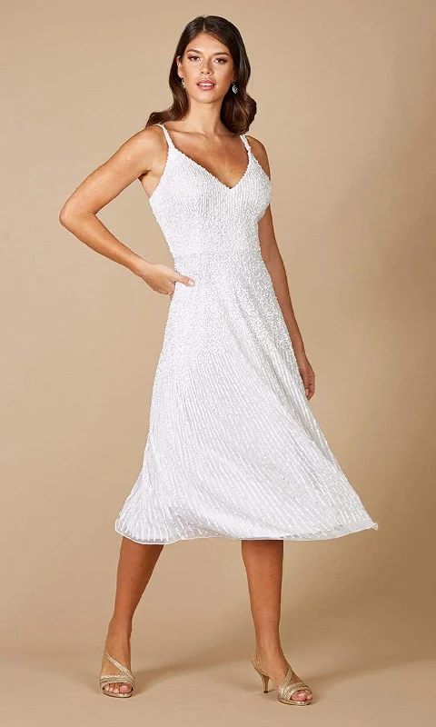 Wedding dress with tulle skirt for airy flow -Lara Dresses 51074