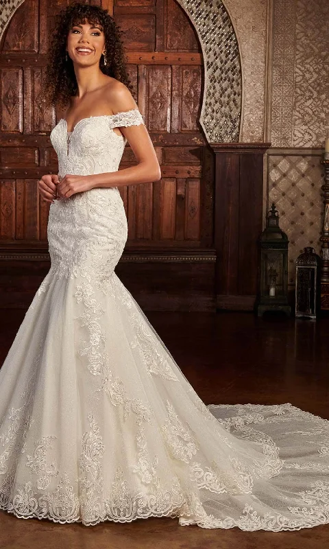 Simple yet elegant wedding dresses for small weddings -Rachel Allan Rb3167 - Lace Applique Bridal Gown Simple yet elegant wedding dresses for small weddings -Rachel Allan Rb3167 - Lace Applique Bridal Gown