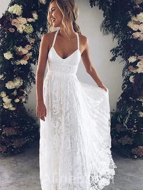 Bohemian wedding dress with long sleeves for comfort -Sexy V-neck A-line Long Wedding Dresses,WD3055 Bohemian wedding dress with long sleeves for comfort -Sexy V-neck A-line Long Wedding Dresses,WD3055