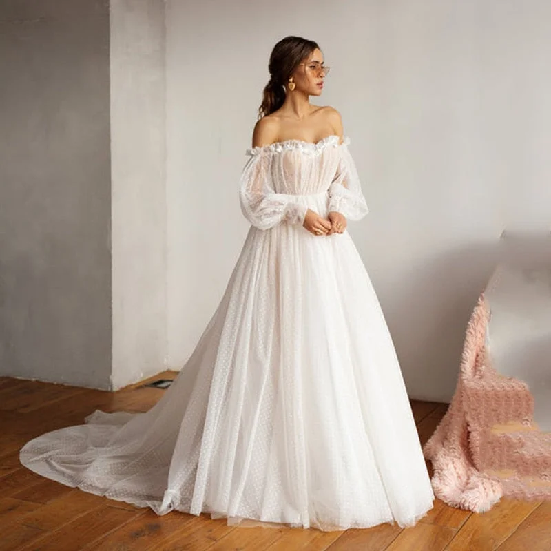 Cinessd Back to school Smileven Boho Wedding Dress 2022 Puff Sleeves Bridal Gowns Backless Off The Shoulder Vestido De Noiva Lorie Wedding Gowns Cinessd Back to school Smileven Boho Wedding Dress 2022 Puff Sleeves Bridal Gowns Backless Off The Shoulder Vestido De Noiva Lorie Wedding Gowns