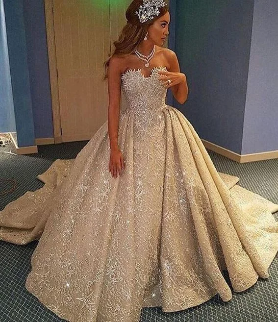 sparkly champagne wedding dresses, long wedding dresses, bridal gown prom Dress for Bride cg20537 sparkly champagne wedding dresses, long wedding dresses, bridal gown prom Dress for Bride cg20537