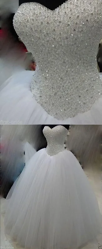 Wedding Dresses, Wedding Gown Bling Beading Sequin Sweetheart A Line Princess Wedding Dresses Wedding Dresses, Wedding Gown Bling Beading Sequin Sweetheart A Line Princess Wedding Dresses
